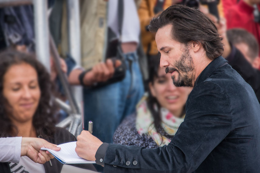 Actor Keanu Reeves attends the Knock Knock Premiere during the 41st Deauville American Film Festival, on September5, 2015 in Deauville, France