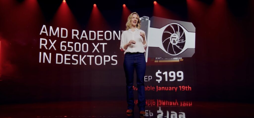 AMD CES 2022 Radeon RX 6500 XT