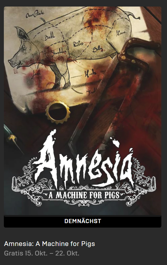 Amnesie A Machine for Pigs