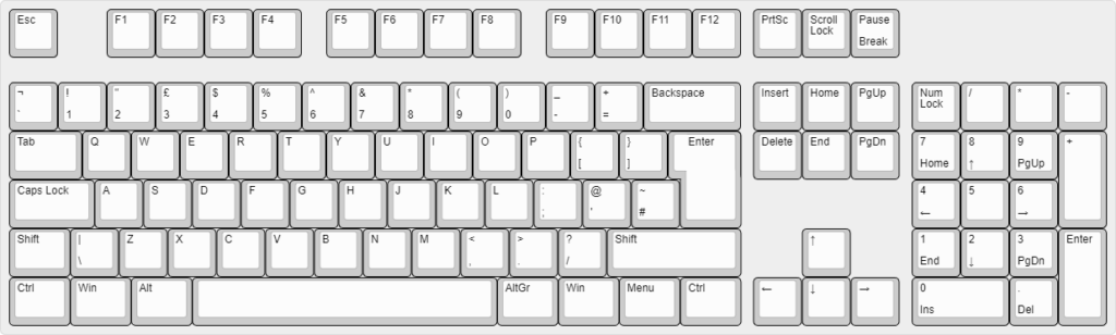 Tastatur Keyboard 100% Fullsize