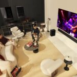 LG OLED TV im Wohnzimmer