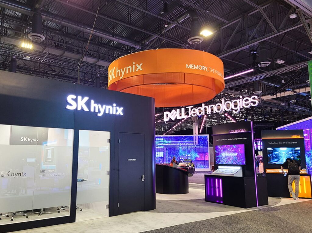 Dell Technologies und SK hynix Stand auf der DTW 2024