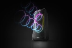 Stimmungsvolle Beleuchtung mit dem Panasonic Lautsprecher
