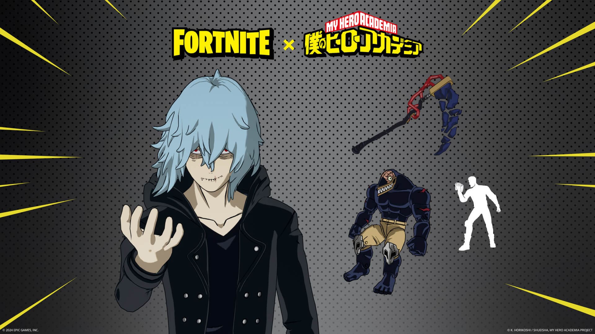 Tomura Shigaraki entfesselt das Chaos in Fortnite