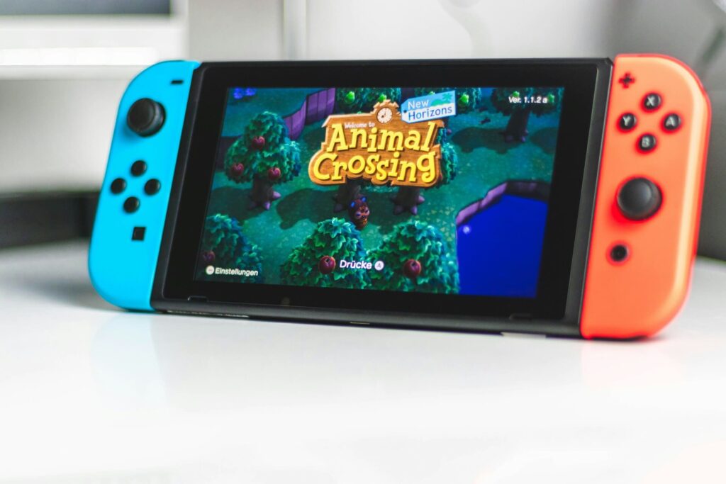 Animal Crossing New Horizons im Handheldmodus für unterwegs