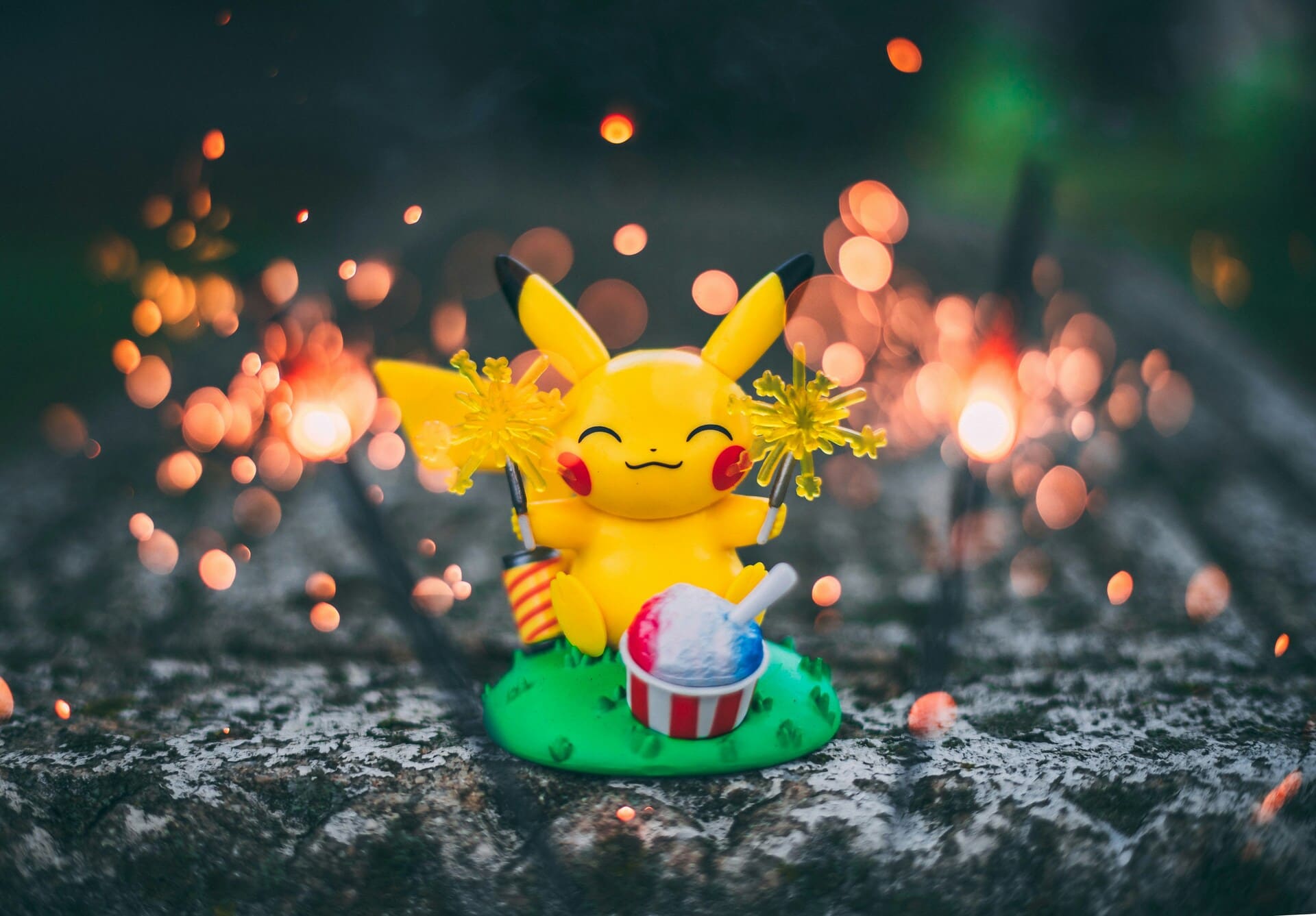 Pikachu in Partylaune
