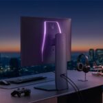 Stylische Beleuchtung des LG UltraGear Monitors